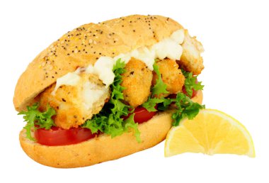 Dolgulu Sandwich Roll balık parmak