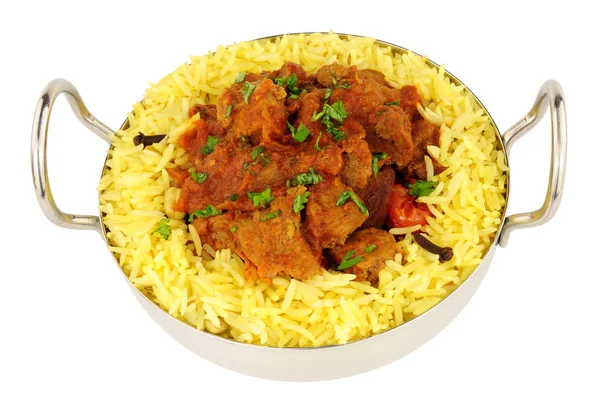 Lamm Rogan Joschcurry Mahlzeit — Stockfoto