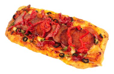 Napoli tarzı biberli Pizza