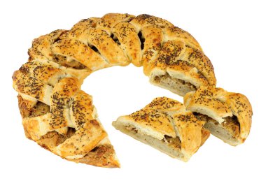 Puf böreği sosis et Garland