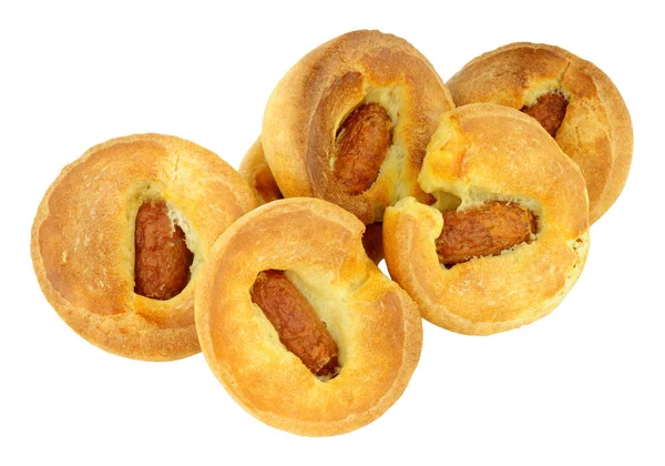 Mini Party Toad In The Hole Snacks — Stock Photo, Image