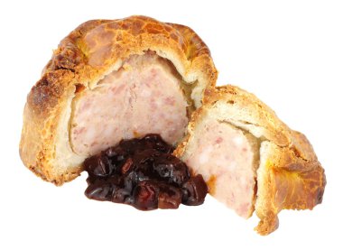 Rustik el yapımı tuzlu domuz Pie