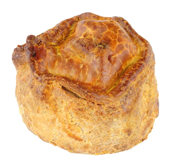 Rustika handgjorda salta Pork Pie — Stockfoto