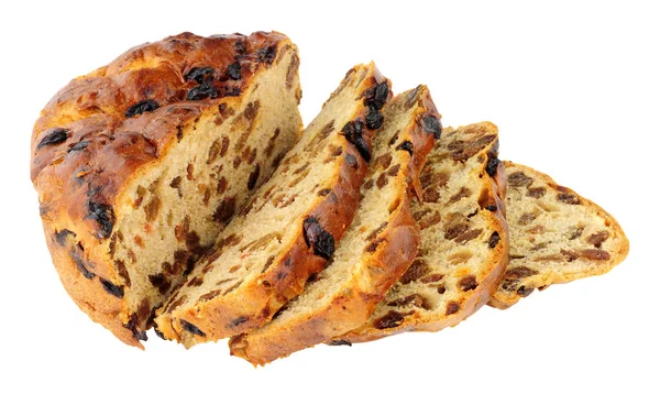 Pão de pão doce tradicional irlandês Barmbrack — Fotografia de Stock