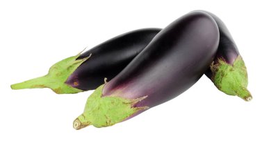 Taze çiğ bebek patlıcan