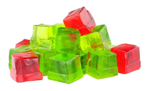 Fruit Flavour Jelly Cubes — Stock Photo, Image