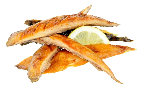 Tiras de pescado de caballa ahumada caliente —  Fotos de Stock
