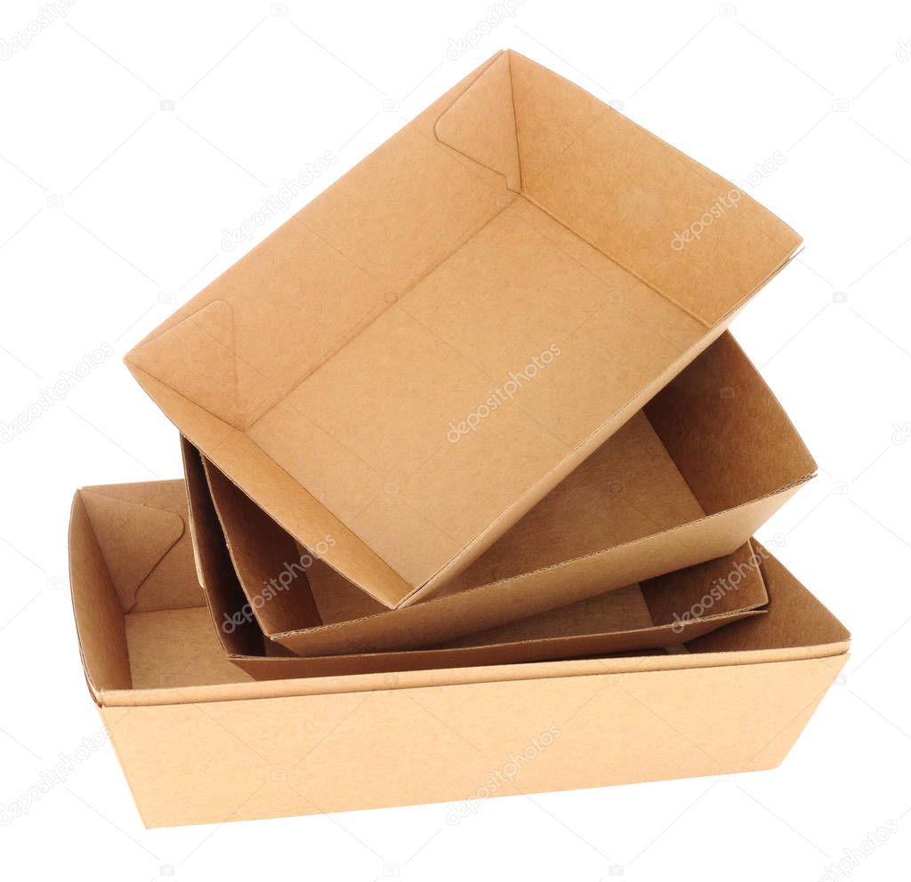 Cardboard Food Take Away Trays
