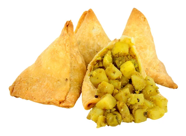 Punjabi Gemüsesamosas — Stockfoto