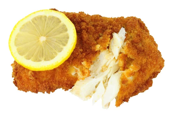 Breadcrumb Covered Cod Fish Fillet — Stock Photo, Image