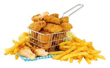 Ekmek kırıntı kaplı kızarmış karides