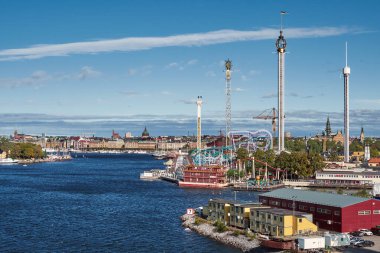 Stockholm Şehri ve Grona Lund Lund Eğlence Parkı, İsveç