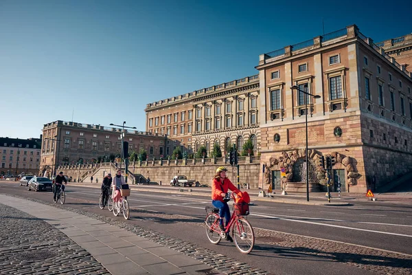 Die landschaft rund um das schloss stockholm in stockholm, schweden — Stockfoto