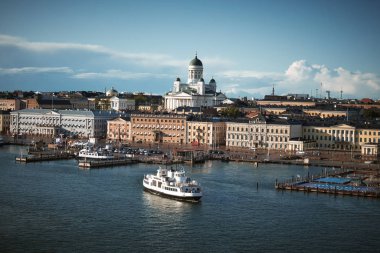 Helsinki şehrinin manzarası, Finlandiya