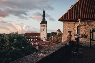 Tallinn Eski Kasabası, Estonya Havadan Görünümü