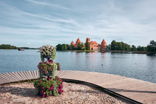 Castelo da Ilha de Trakai, Lituânia — Fotografia de Stock