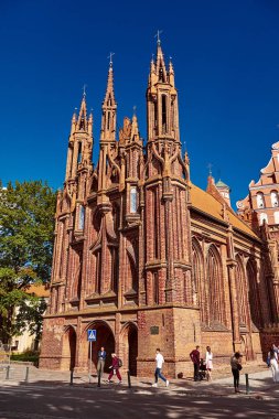 St. Anne Kilisesi, Vilnius Şehri, Litvanya