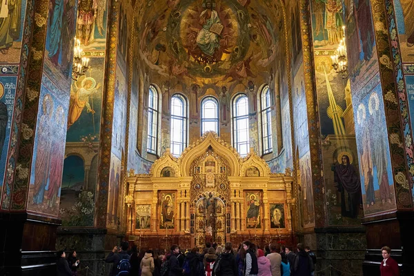 La Iglesia del Salvador sobre la Sangre derramada, San Petersburgo, Rusia — Foto de Stock