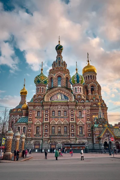 A Igreja do Salvador em Sangue Derramado, São Petersburgo, Rússia — Fotografia de Stock