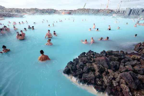 Landscape Blue Lagoon Geothermal Area Iceland — Stock Photo, Image