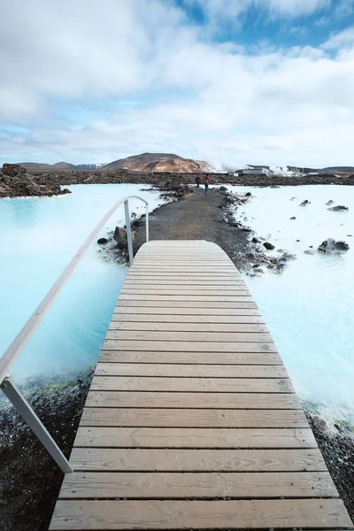 Ландшафт Навколо Геотермальної Зони Блакитної Затоки Ісландія — стокове фото
