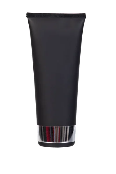 Black tube for cream of body. — Stock Photo, Image