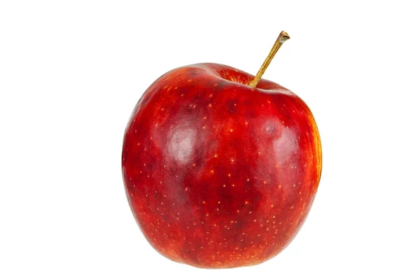 Червоне яблуко, ізольовані . — стокове фото