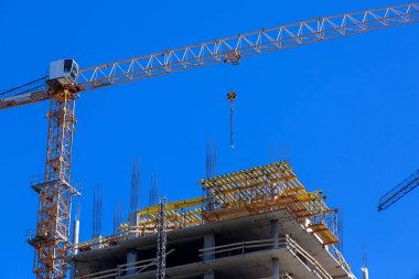 bina inşaat altında yüksek artış.