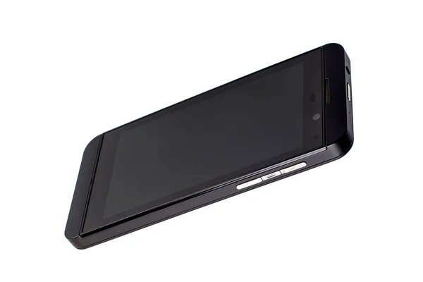El teléfono inteligente táctil negro, aislado . —  Fotos de Stock