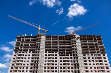 bina inşaat altında yüksek artış.