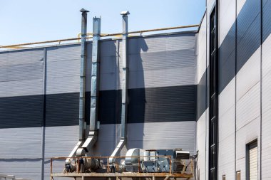 Endüstriyel havalandırma sistemi.