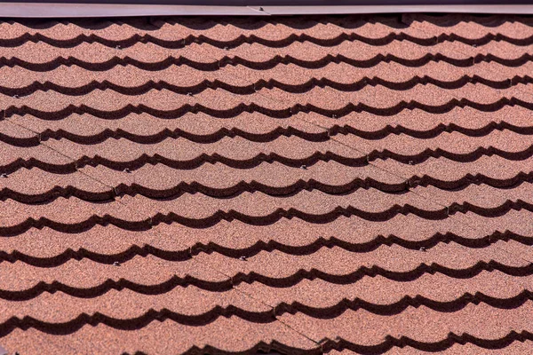 붉은 타일 지붕 배경. — 스톡 사진
