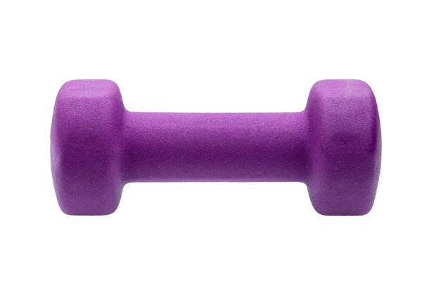 Stock image the violet a dumbbell Isolated.