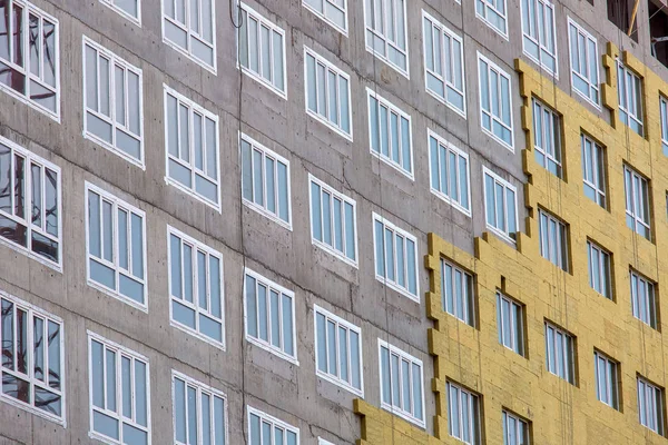 Edifício do edifício elevado em construção . — Fotografia de Stock