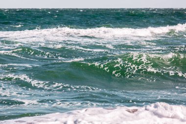 Fırtına dalga deniz, deniz arka plan.