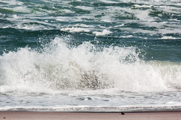 Mořská vlna bouře mořské pozadí. — Stock fotografie