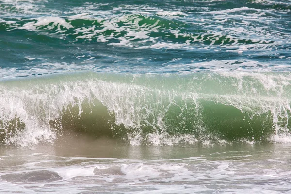 Mořská vlna bouře mořské pozadí. — Stock fotografie