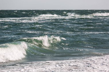 Fırtına dalga deniz, deniz arka plan.