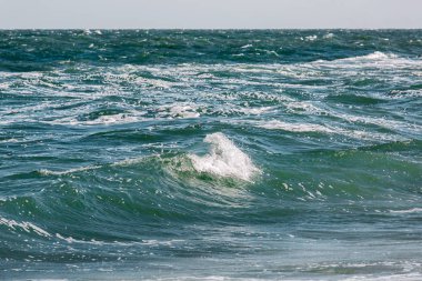 Fırtına dalga deniz, deniz arka plan.