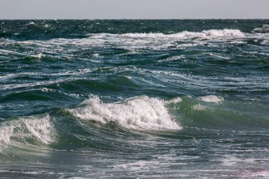 Fırtına dalga deniz, deniz arka plan.