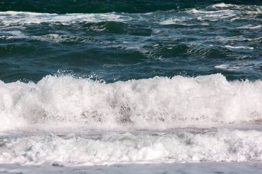 Fırtına dalga deniz, deniz arka plan.