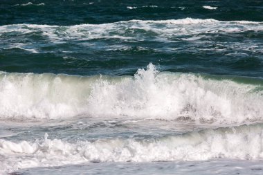 Fırtına dalga deniz, deniz arka plan.