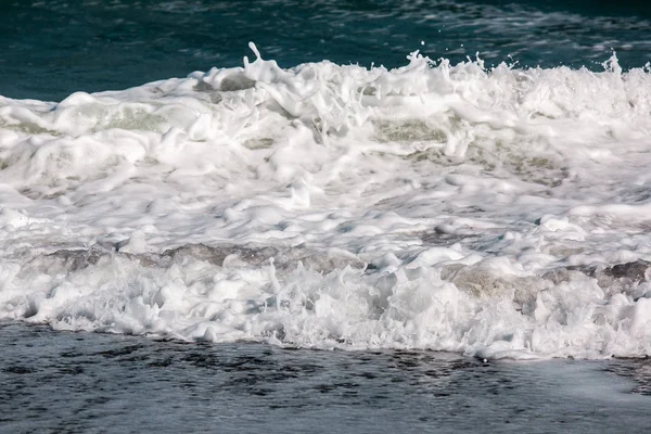 바다 폭풍 파, 바다 배경. — 스톡 사진