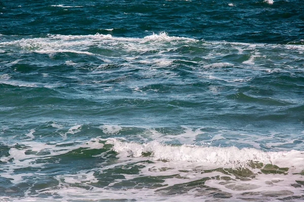 Mořská vlna bouře mořské pozadí. — Stock fotografie