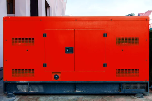 Hordozható elektromos generátor vészhelyzetben. — Stock Fotó