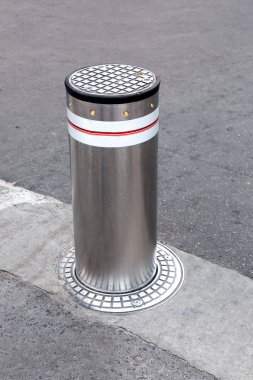 Geri çekilebilir elektrik baba metalik.