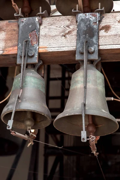 The church bell, close up.