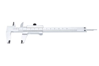 vernier caliper isolated on a white background.