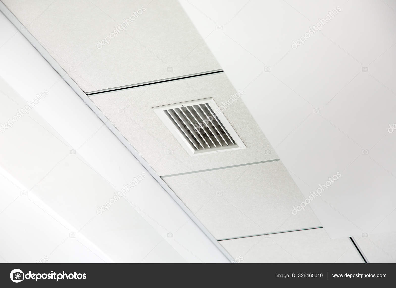Multi Tiered White Plasterboard Ceiling Tiled Square