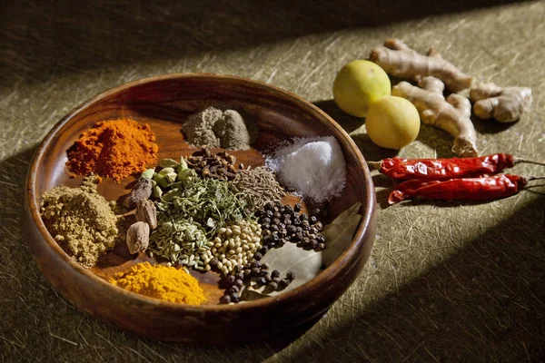 Indische kruiden mix — Stockfoto